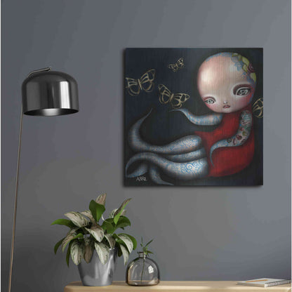 Luxe Metal Art 'Jinxi' by Abril Andrade, Metal Wall Art,24x24