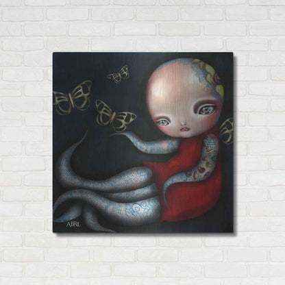 Luxe Metal Art 'Jinxi' by Abril Andrade, Metal Wall Art,36x36