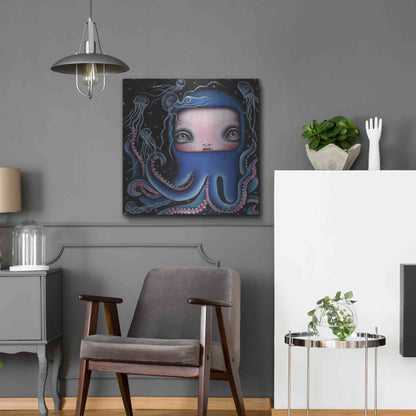 Luxe Metal Art 'Jolenta' by Abril Andrade, Metal Wall Art,24x24