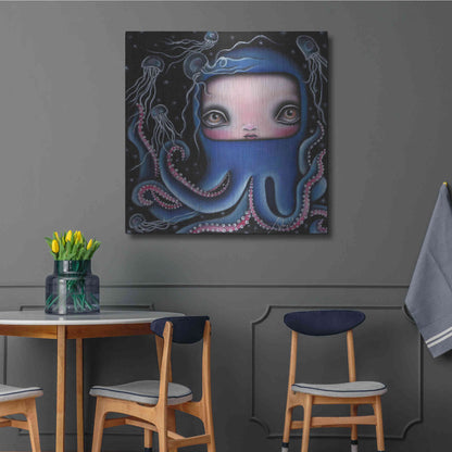 Luxe Metal Art 'Jolenta' by Abril Andrade, Metal Wall Art,36x36