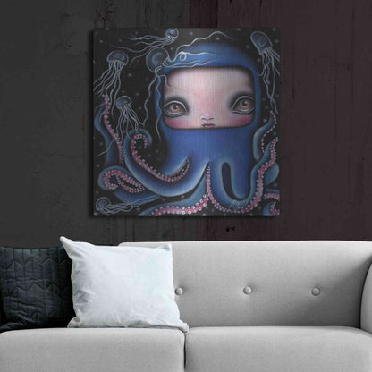 Luxe Metal Art 'Jolenta' by Abril Andrade, Metal Wall Art,36x36