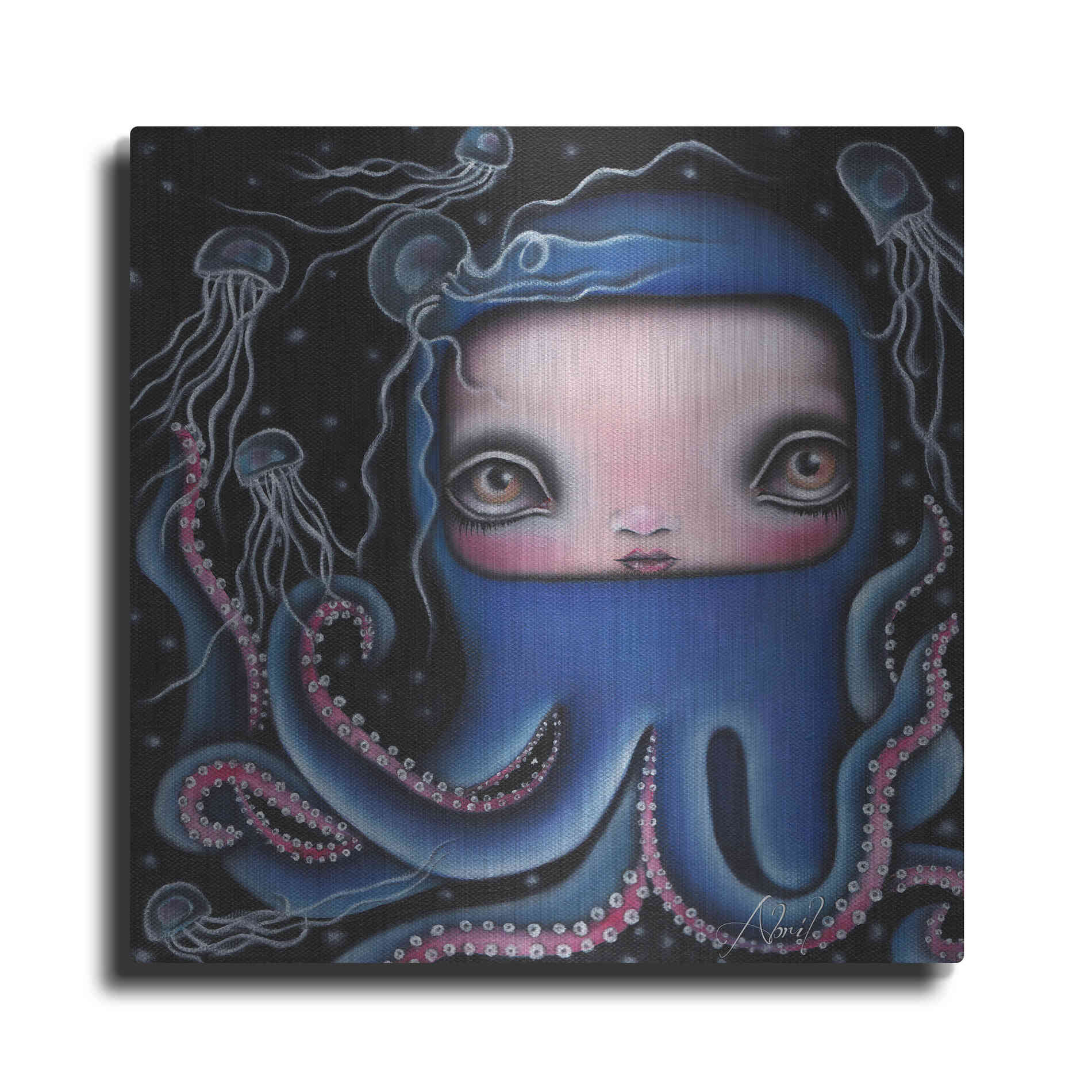 Luxe Metal Art 'Jolenta' by Abril Andrade, Metal Wall Art