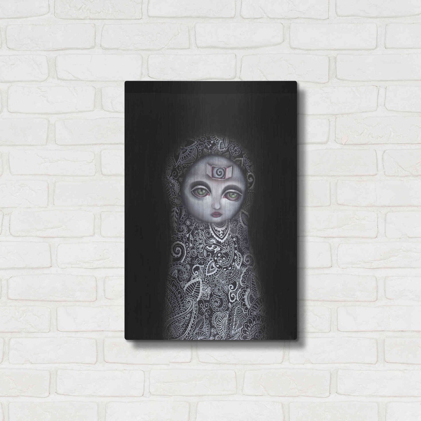 Luxe Metal Art 'Secretos' by Abril Andrade, Metal Wall Art,16x24