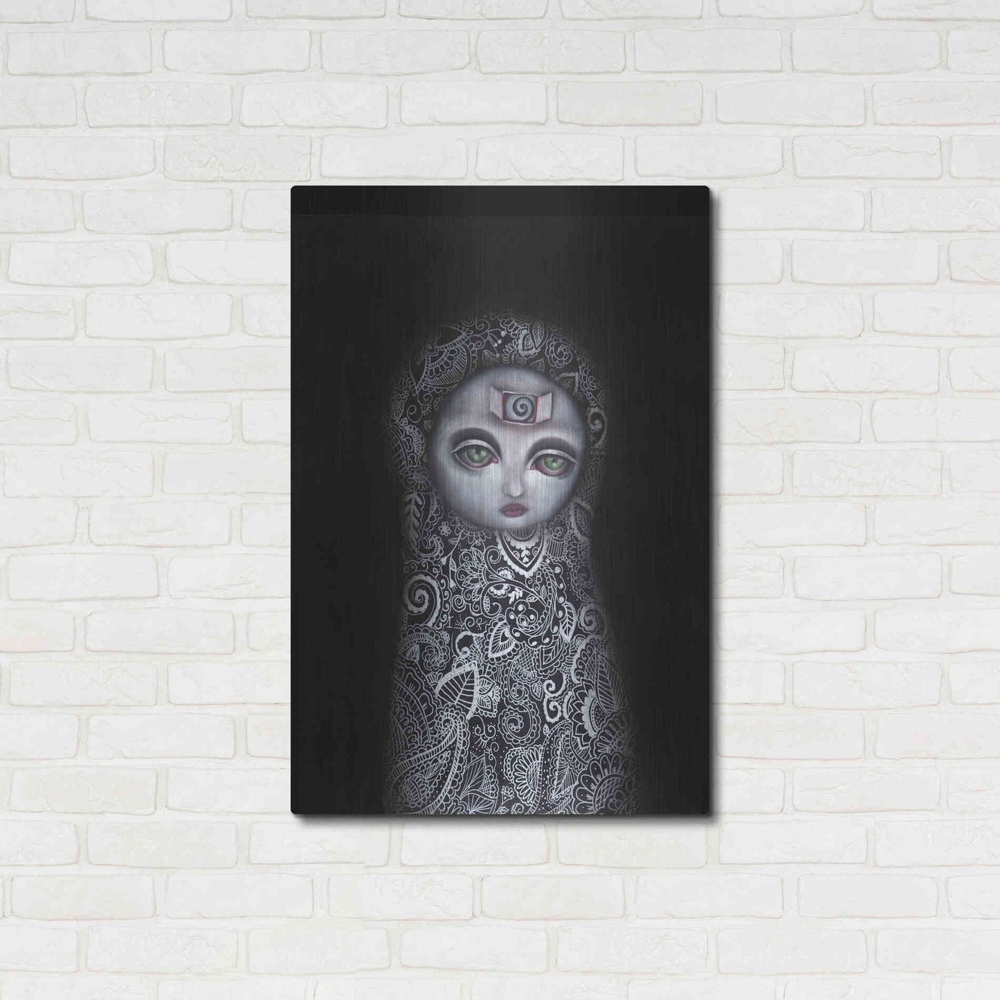 Luxe Metal Art 'Secretos' by Abril Andrade, Metal Wall Art,24x36