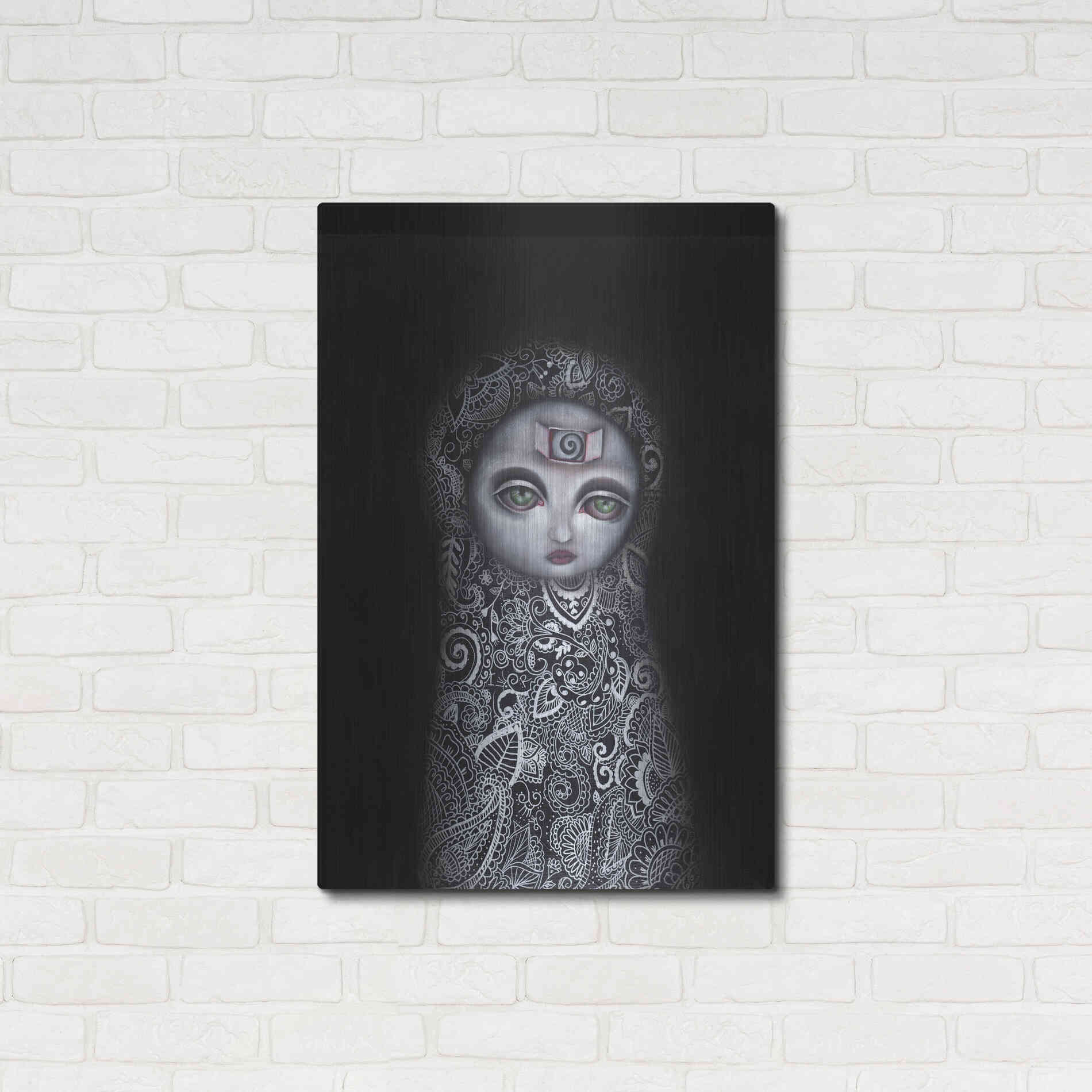 Luxe Metal Art 'Secretos' by Abril Andrade, Metal Wall Art,24x36