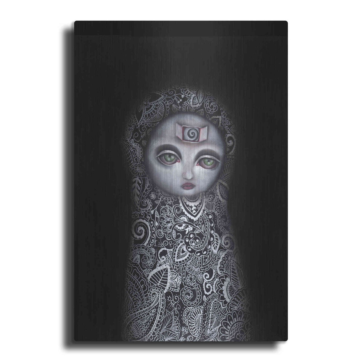 Luxe Metal Art 'Secretos' by Abril Andrade, Metal Wall Art