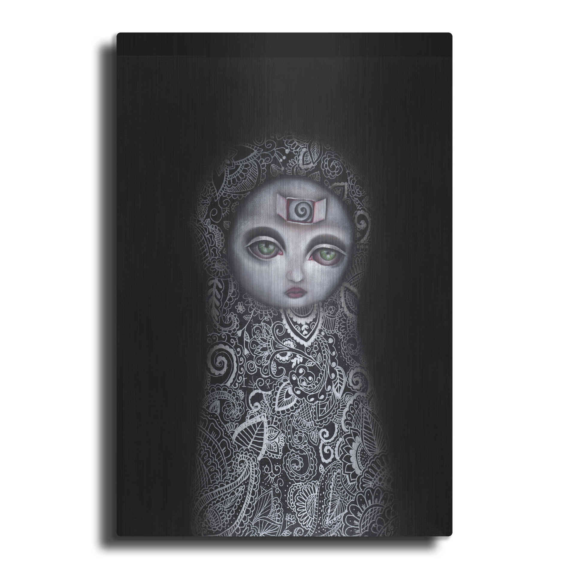 Luxe Metal Art 'Secretos' by Abril Andrade, Metal Wall Art