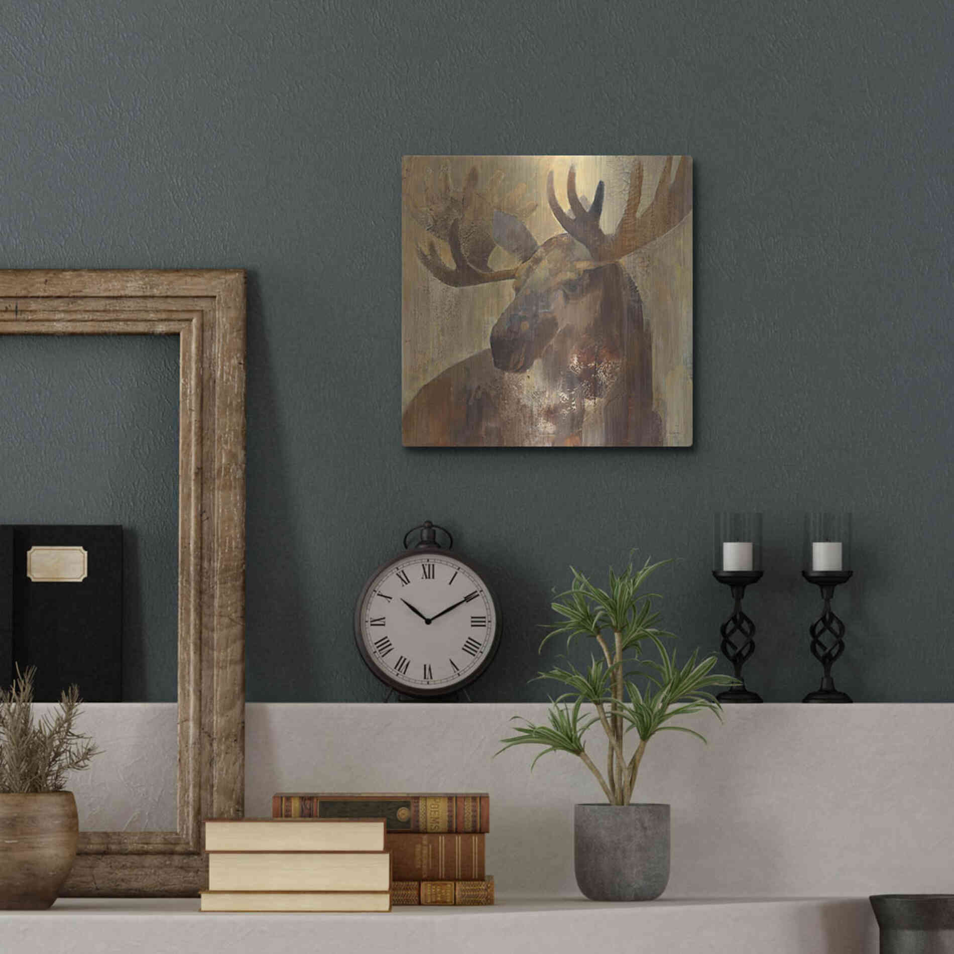 Luxe Metal Art 'Into the Wild II' by Albena Hristova, Metal Wall Art,12x12