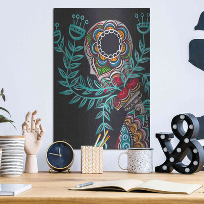 Luxe Metal Art 'Innermost' by Abril Andrade, Metal Wall Art,12x16