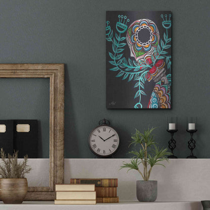 Luxe Metal Art 'Innermost' by Abril Andrade, Metal Wall Art,12x16