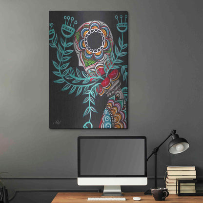 Luxe Metal Art 'Innermost' by Abril Andrade, Metal Wall Art,24x36