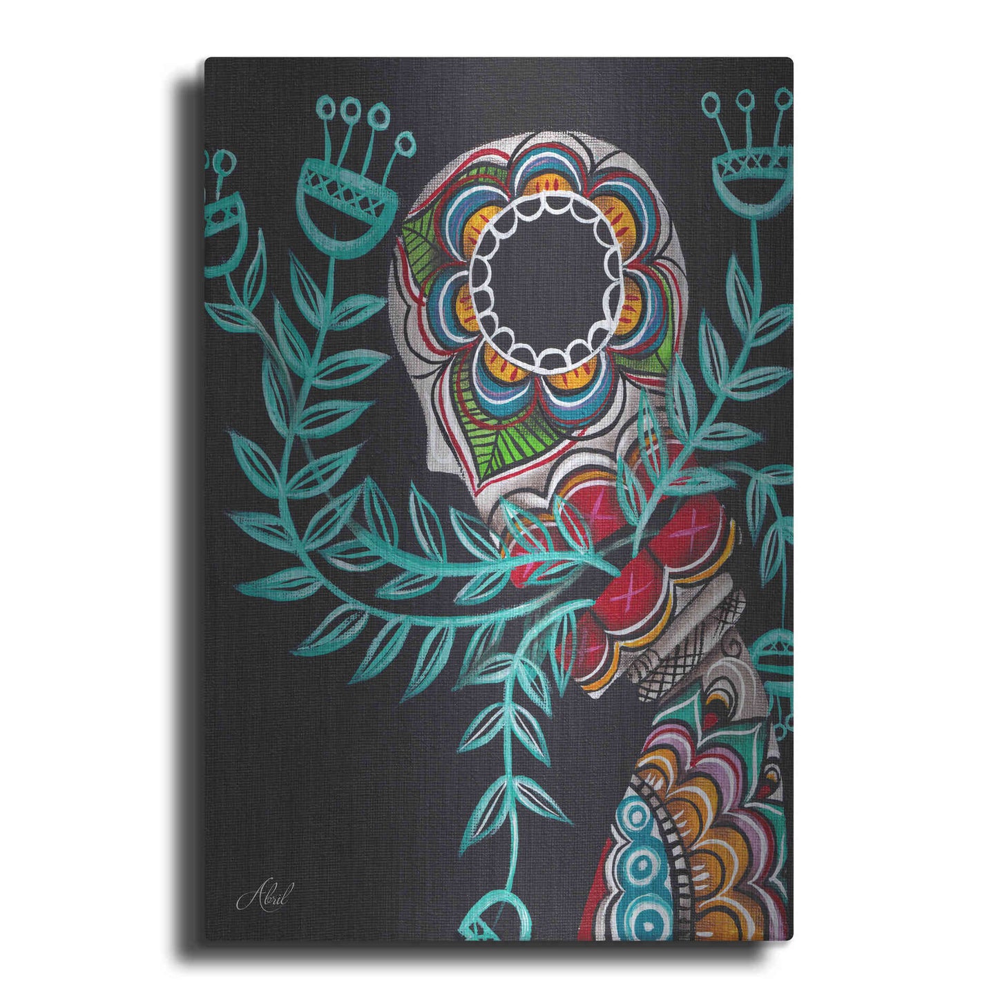 Luxe Metal Art 'Innermost' by Abril Andrade, Metal Wall Art