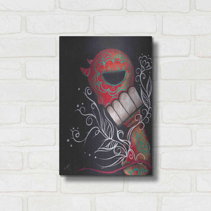 Luxe Metal Art 'Perdition' by Abril Andrade, Metal Wall Art,12x16