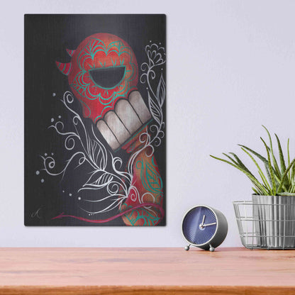 Luxe Metal Art 'Perdition' by Abril Andrade, Metal Wall Art,12x16