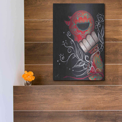 Luxe Metal Art 'Perdition' by Abril Andrade, Metal Wall Art,12x16