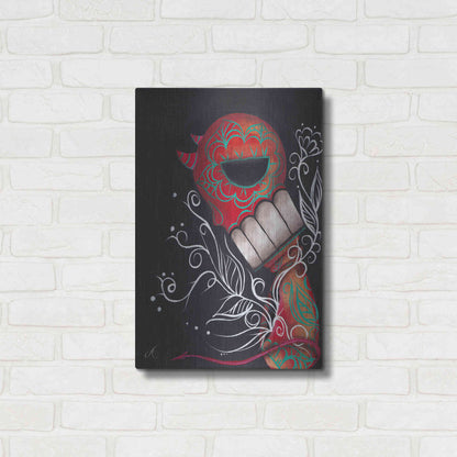 Luxe Metal Art 'Perdition' by Abril Andrade, Metal Wall Art,16x24