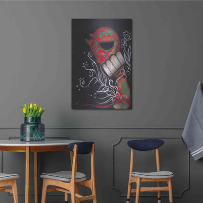 Luxe Metal Art 'Perdition' by Abril Andrade, Metal Wall Art,24x36