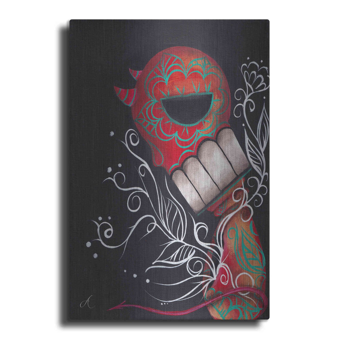 Luxe Metal Art 'Perdition' by Abril Andrade, Metal Wall Art