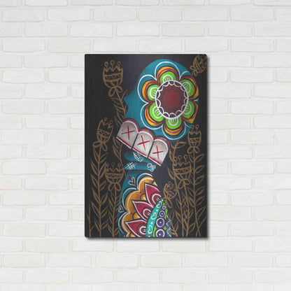 Luxe Metal Art 'Relieved' by Abril Andrade, Metal Wall Art,24x36