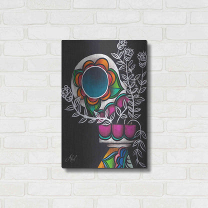 Luxe Metal Art 'Utopia' by Abril Andrade, Metal Wall Art,16x24