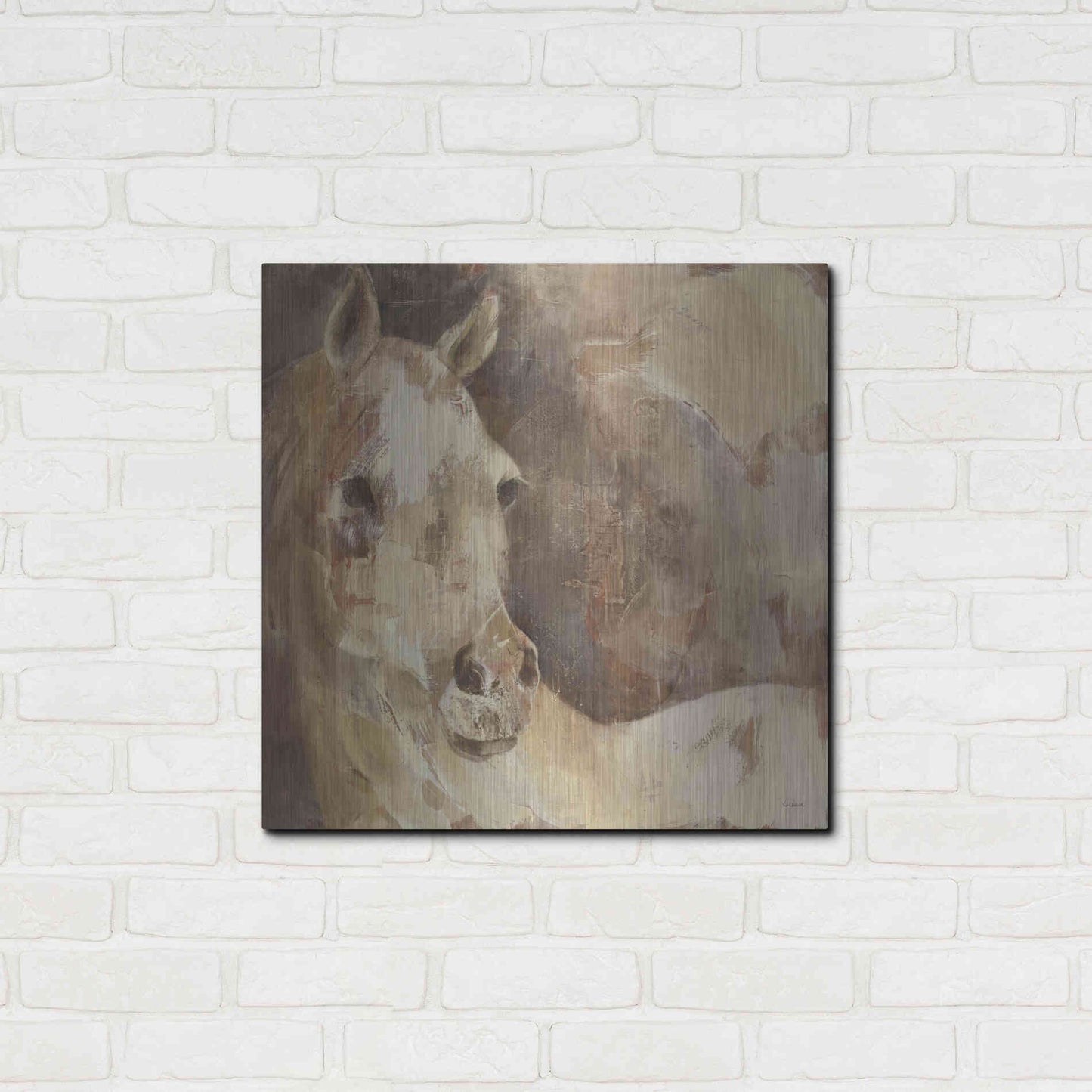 Luxe Metal Art 'Jasmine' by Albena Hristova, Metal Wall Art,24x24