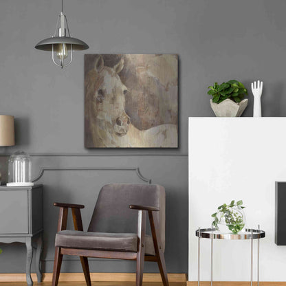 Luxe Metal Art 'Jasmine' by Albena Hristova, Metal Wall Art,24x24