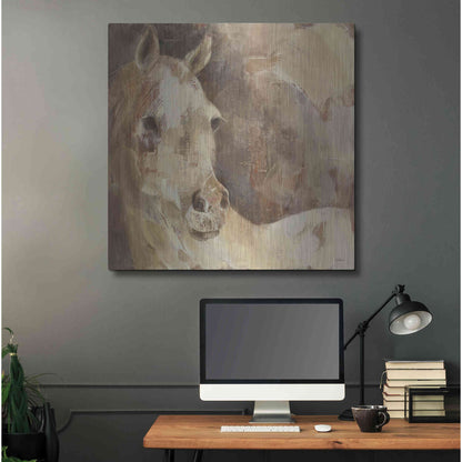 Luxe Metal Art 'Jasmine' by Albena Hristova, Metal Wall Art,36x36