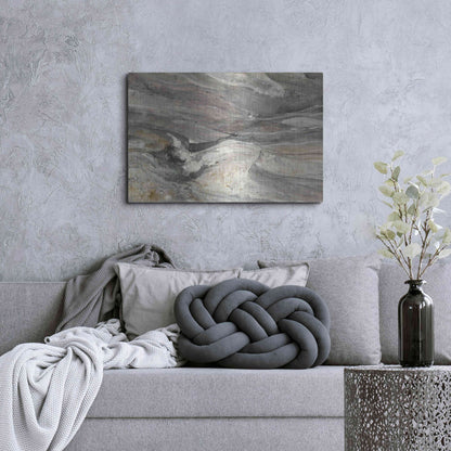 Luxe Metal Art 'Greystone' by Albena Hristova, Metal Wall Art,36x24