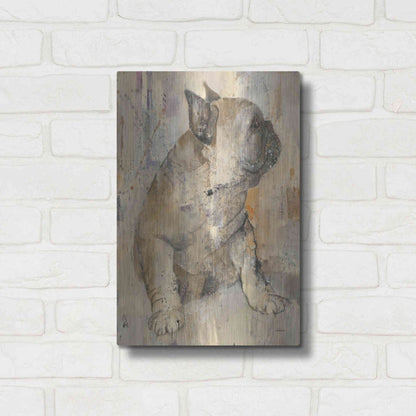 Luxe Metal Art 'Duke' by Albena Hristova, Metal Wall Art,12x16