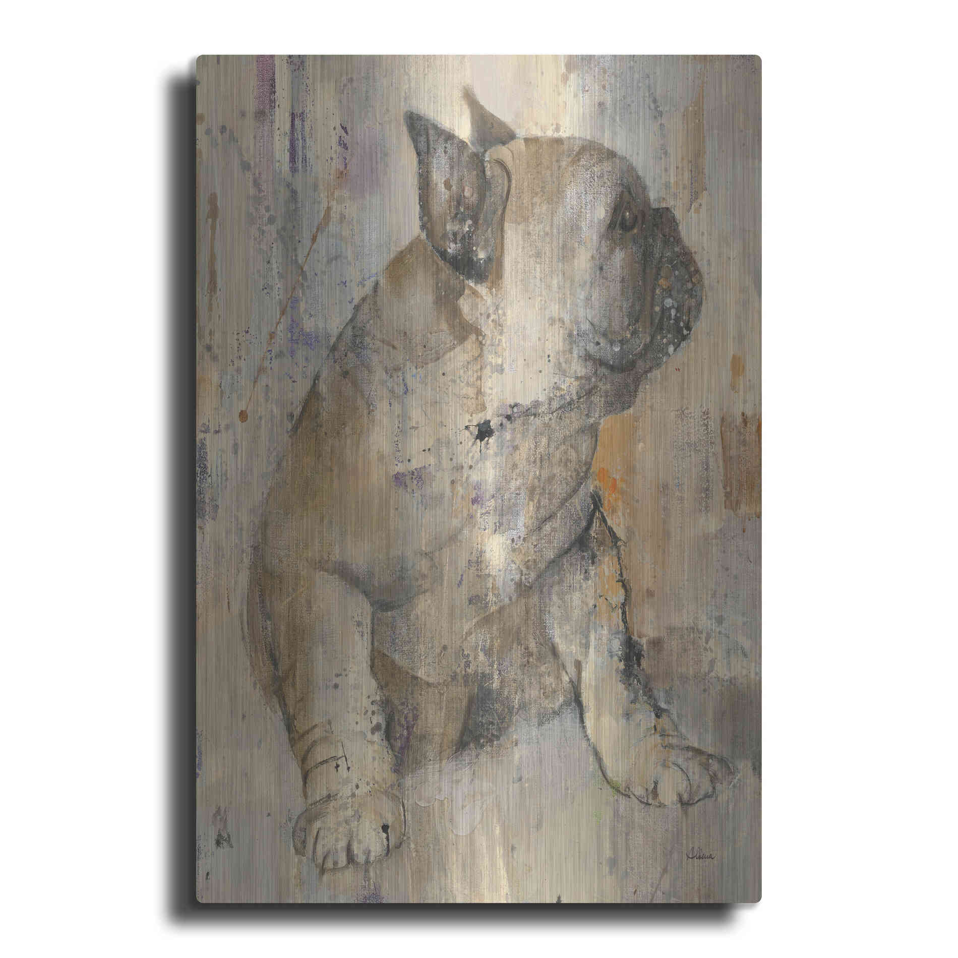 Luxe Metal Art 'Duke' by Albena Hristova, Metal Wall Art