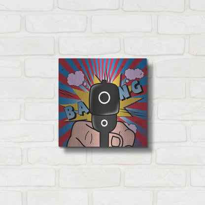 Luxe Metal Art '16' by Mark Ashkenazi, Metal Wall Art,12x12