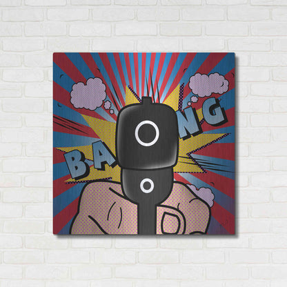 Luxe Metal Art '16' by Mark Ashkenazi, Metal Wall Art,36x36