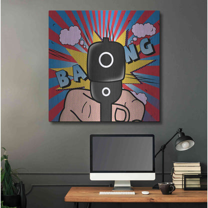 Luxe Metal Art '16' by Mark Ashkenazi, Metal Wall Art,36x36