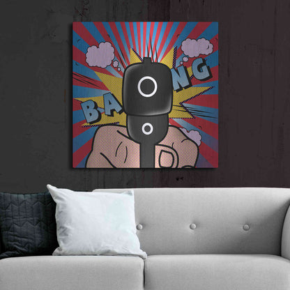 Luxe Metal Art '16' by Mark Ashkenazi, Metal Wall Art,36x36