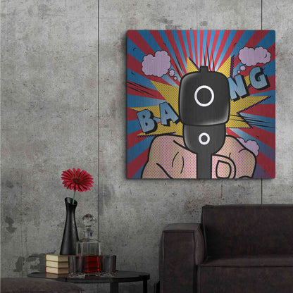 Luxe Metal Art '16' by Mark Ashkenazi, Metal Wall Art,36x36