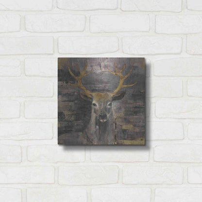 Luxe Metal Art 'The Leader Gold' by Albena Hristova, Metal Wall Art,12x12