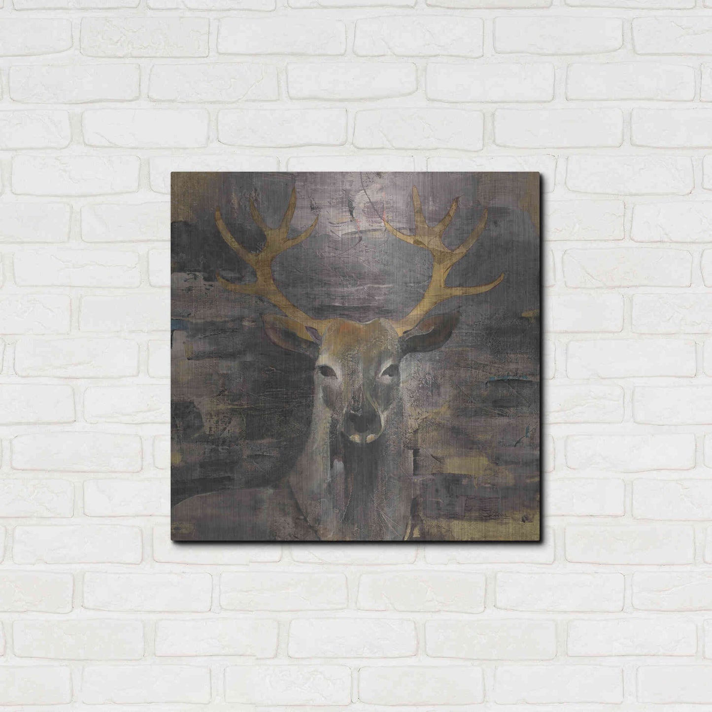 Luxe Metal Art 'The Leader Gold' by Albena Hristova, Metal Wall Art,24x24