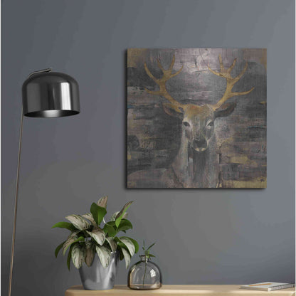 Luxe Metal Art 'The Leader Gold' by Albena Hristova, Metal Wall Art,24x24
