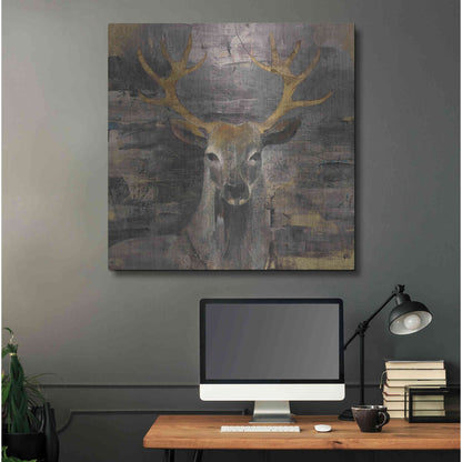 Luxe Metal Art 'The Leader Gold' by Albena Hristova, Metal Wall Art,36x36
