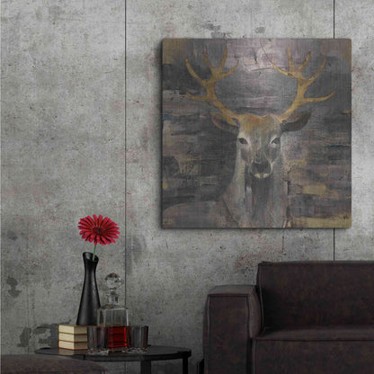 Luxe Metal Art 'The Leader Gold' by Albena Hristova, Metal Wall Art,36x36