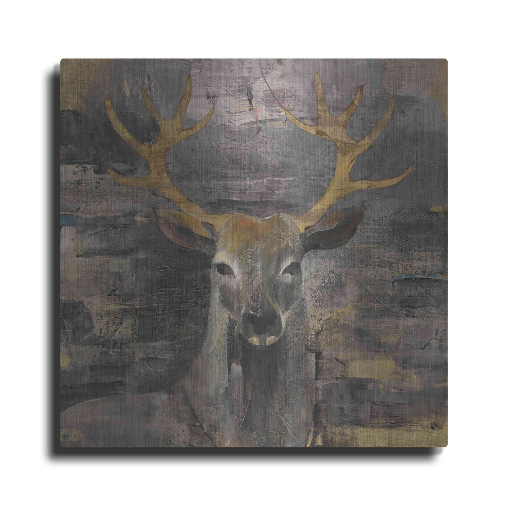 Luxe Metal Art 'The Leader Gold' by Albena Hristova, Metal Wall Art