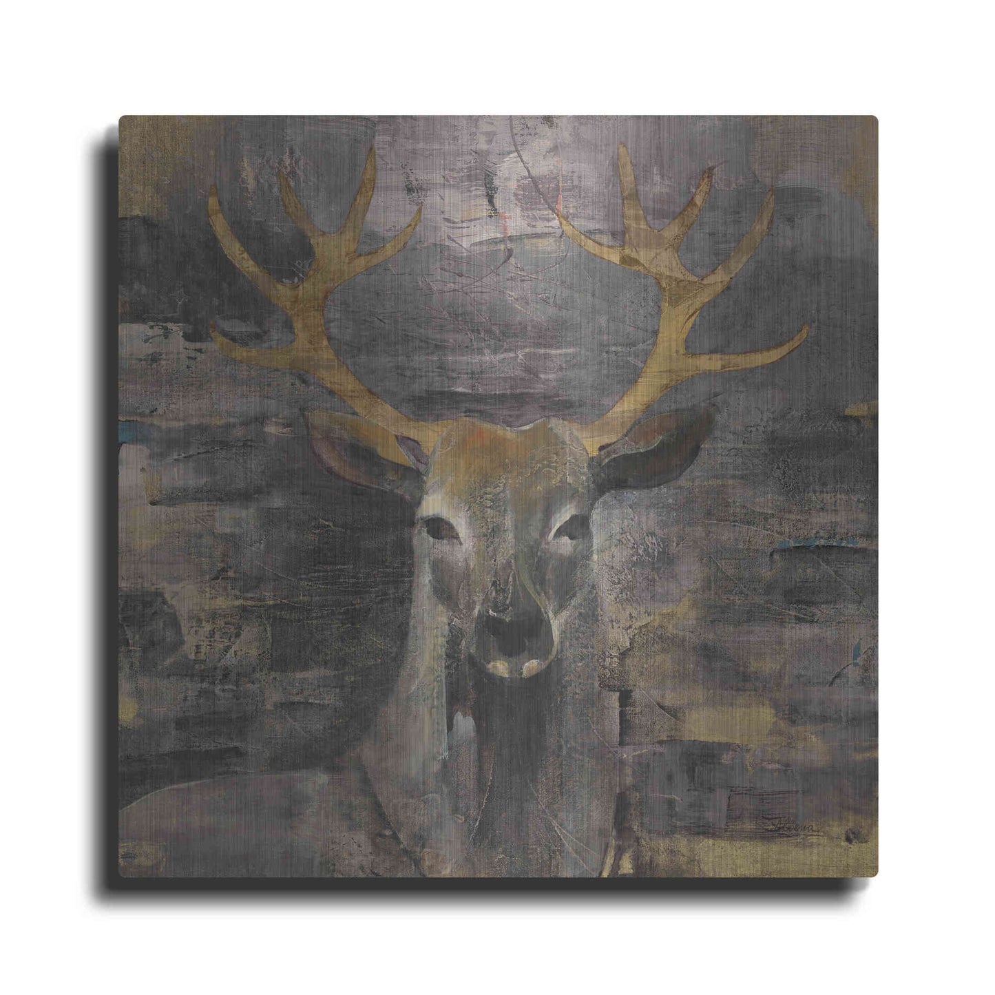 Luxe Metal Art 'The Leader Gold' by Albena Hristova, Metal Wall Art