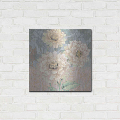 Luxe Metal Art 'Trois Fleurs Collection B' by Tim O'Toole, Metal Wall Art,24x24