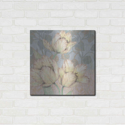 Luxe Metal Art 'Trois Fleurs Collection D' by Tim O'Toole, Metal Wall Art,24x24