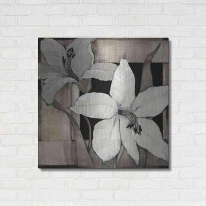 Luxe Metal Art 'Dramatic Lily Grid II' by Tim O'Toole, Metal Wall Art,36x36