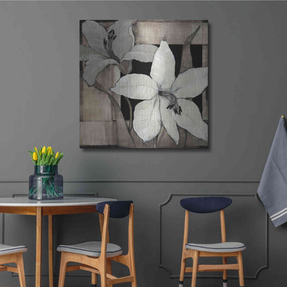 Luxe Metal Art 'Dramatic Lily Grid II' by Tim O'Toole, Metal Wall Art,36x36