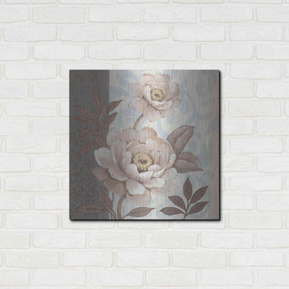 Luxe Metal Art 'Parisian Peony II' by Tim O'Toole, Metal Wall Art,24x24