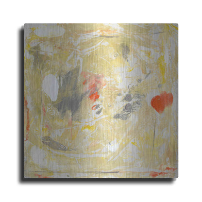 Luxe Metal Art 'Lemon Jostle II' by Tim O'Toole, Metal Wall Art