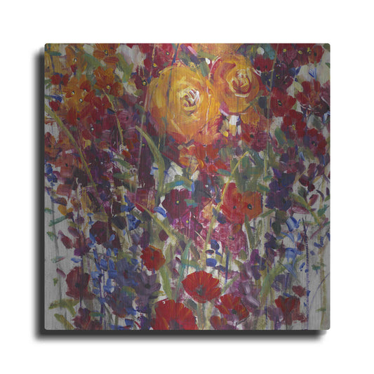 Luxe Metal Art 'Mixed Bouquet III' by Tim O'Toole, Metal Wall Art