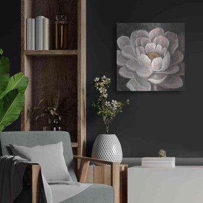Luxe Metal Art 'Neutral Fleur I' by Tim O'Toole, Metal Wall Art,24x24